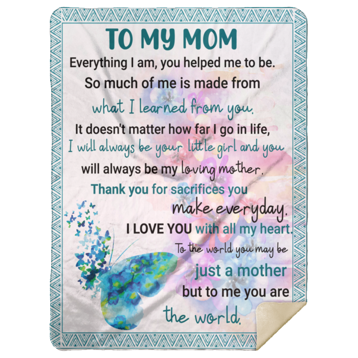 To My Mom | Mother's Day Gift To My Mom, Gift For Mama, Custom Gift For Birthday