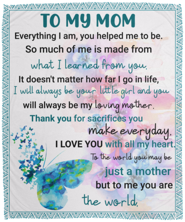 To My Mom | Mother's Day Gift To My Mom, Gift For Mama, Custom Gift For Birthday