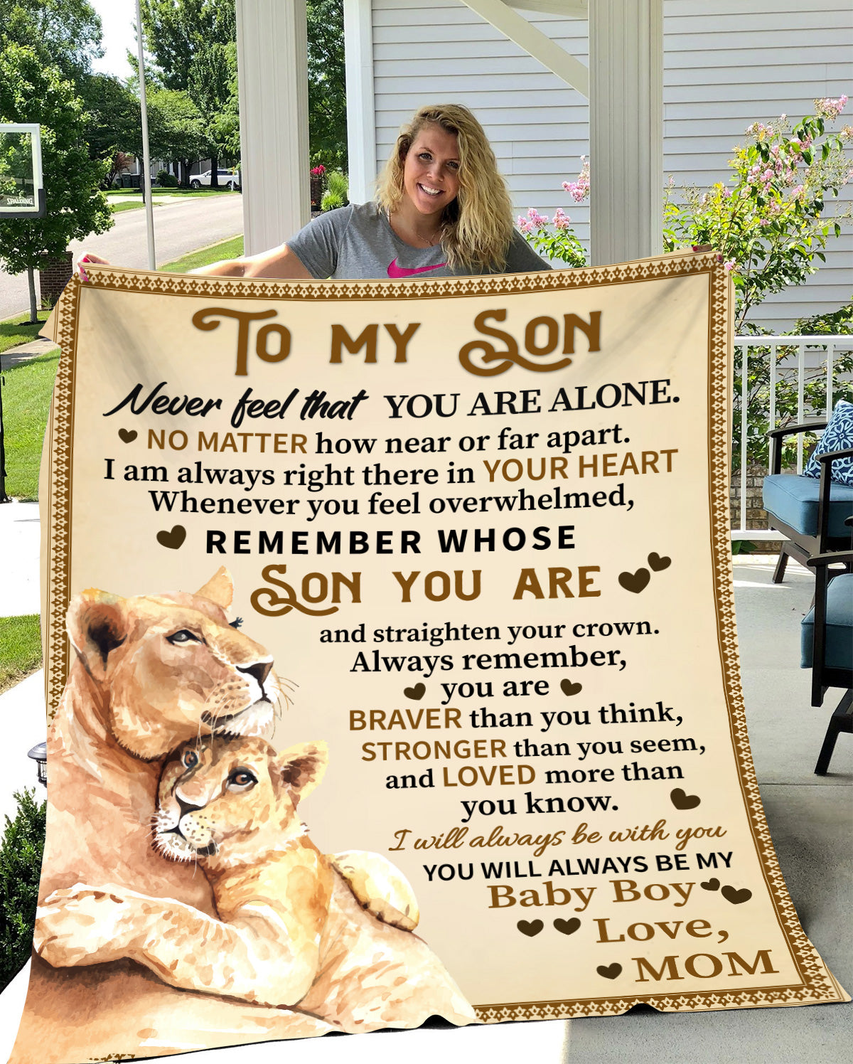 To My Son Blanket | Birthday Gift, Gift for Son, Baby, Engagement