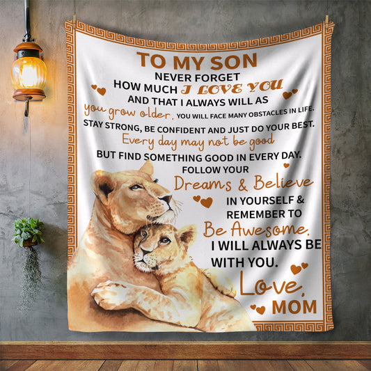 To My Son Blanket | Birthday Gift, Gift for Son, Baby, Engagement