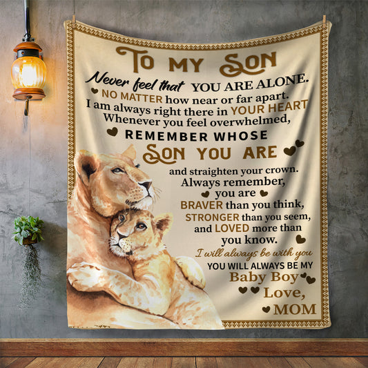 To My Son Blanket | Birthday Gift, Gift for Son, Baby, Engagement